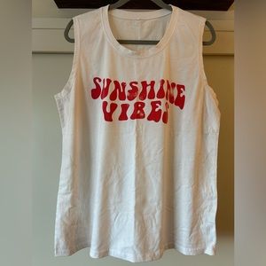 XL Sunshine Vibes Tank